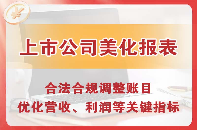 阜沙上市公司美化报表